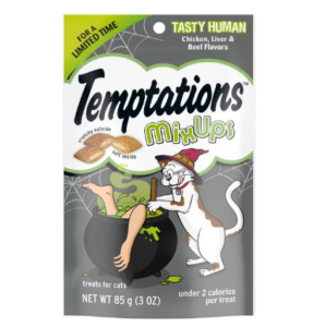 Temptations MixUps Tasty Human, Chicken, Liver & Beef Flavors Soft & Crunchy Cat Treats